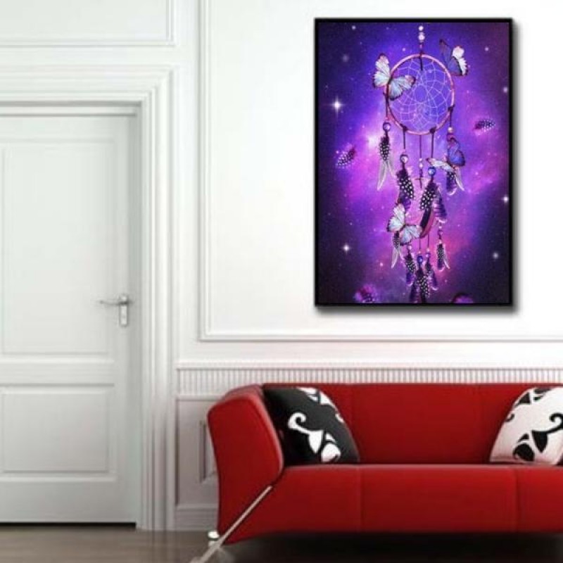 Attrape-rêve violet