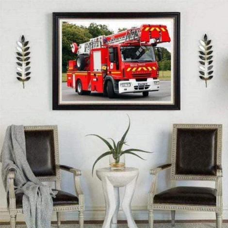 Camion pompier échelle