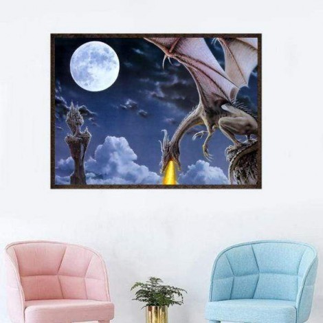 Dragon au clair de lune