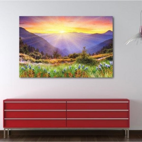 Majestueux coucher de soleil