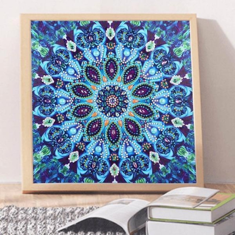 Mandala bleu