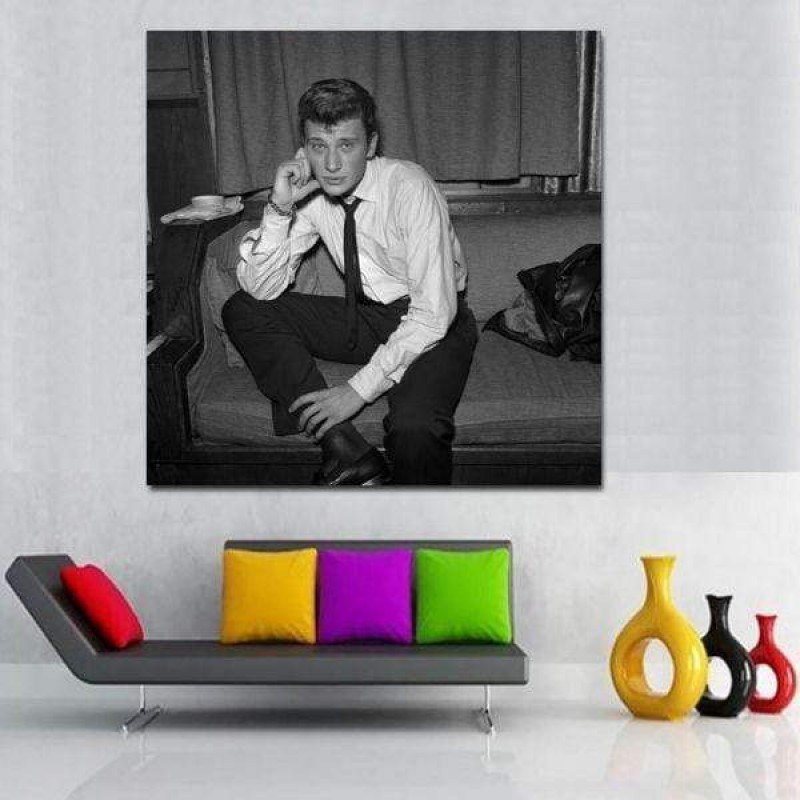 Johnny noir et blanc