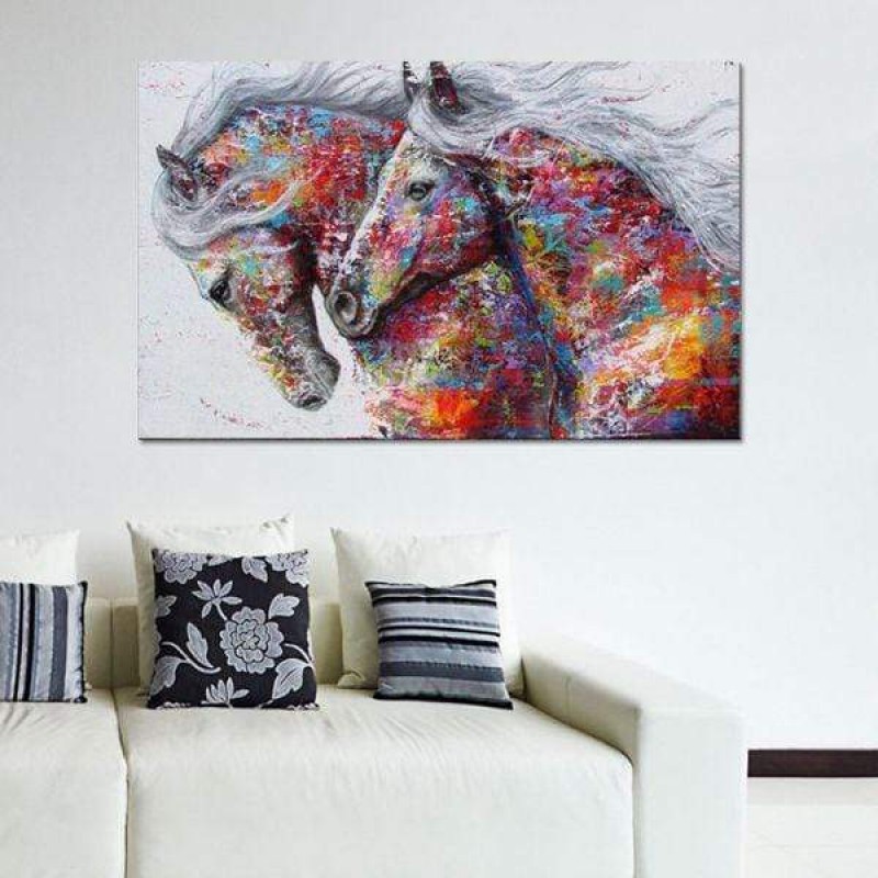 Chevaux de couleurs